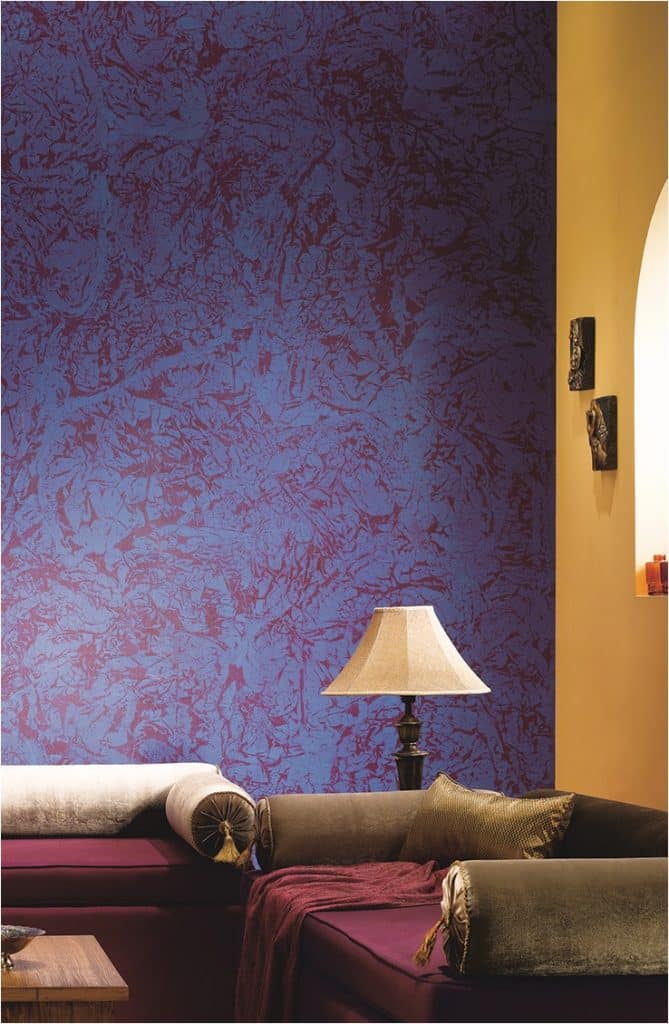 Elegant Purple Textured Paint Design 669x1024 